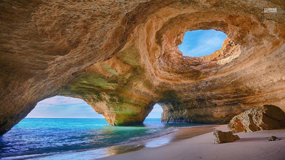 غارهای دراماتیک در الگورو، پرتغال
