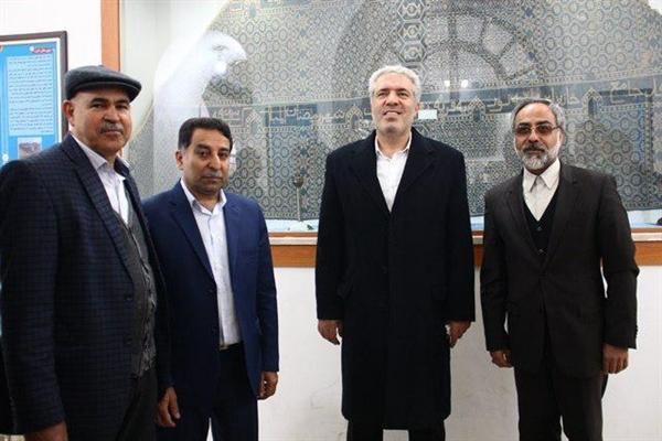 بازدید رئیس سازمان میراث فرهنگی از مجموعه تاریخی امام (ره) تفت