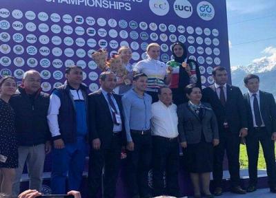 مدال تاریخی بانوی رکابزن ایران در قهرمانی آسیا، یزدانی برنز گرفت
