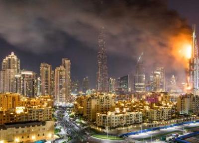 مصالح ساختمانی غیر استاندارد، علت آتش سوزی اخیر برج دوبی