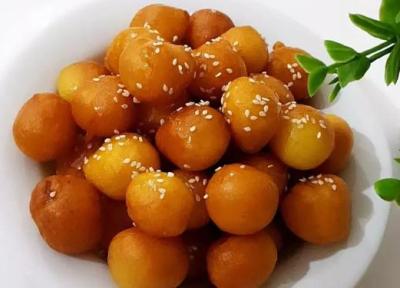 طرز تهیه شیرینی لگیمات با مواد اولیۀ تازه